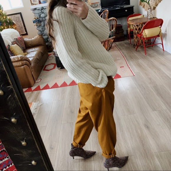 Ralph Lauren cream wool blend knit sweater - Picture 3 of 5